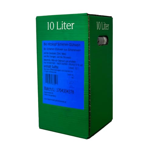 BIELMEIER Hitzkopf Glühwein Punsch BIO Schlehen 9% vol 10 Liter Bag-in Box Der Genuss und die Qualität aus dem Bayerischen Wald BIELMEIER Hitzkopf Glühwein Punsch BIO Schlehen 9% vol 10 Liter Bag-in Box Der Genuss und die Qualität aus dem Bayerischen Wald von Bielmeier