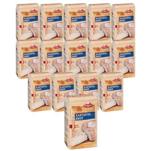 BIELMEIER KÜCHENMEISTER Brotbackmischung Kartoffelbrot 15 Stück á 500 g Jeden Tag frisches Brot genießen Made in Baden-Württemberg BIELMEIER KÜCHENMEISTER Brotbackmischung Kartoffelbrot 15 Stück á 500 g Jeden Tag frisches Brot genießen Made in Baden-Württemberg von Bielmeier