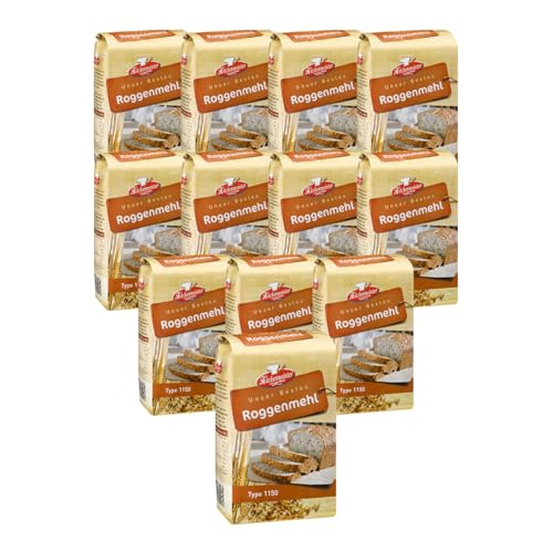 BIELMEIER KÜCHENMEISTER Mehl Roggenmehl Type 1150 12 Stück á 1kg Das hochwertige Getreide stammt von Landwirten aus der Region BIELMEIER KÜCHENMEISTER Mehl Roggenmehl Type 1150 12 Stück á 1kg Das hochwertige Getreide stammt von Landwirten aus der Region von Bielmeier