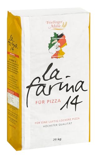 BIELMEIER KÜCHENMEISTER Pizzamehl La farina 14% Versandeinheit 25kg Das hochwertige Getreide stammt von Landwirten aus der Region von Bielmeier