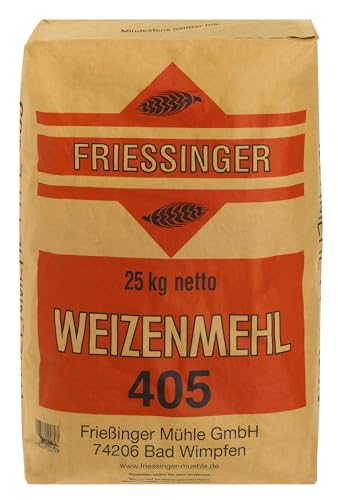 BIELMEIER KÜCHENMEISTER Weizenmehl T405 Versandeinheit 25kg Das hochwertige Getreide stammt von Landwirten aus der Region von Bielmeier