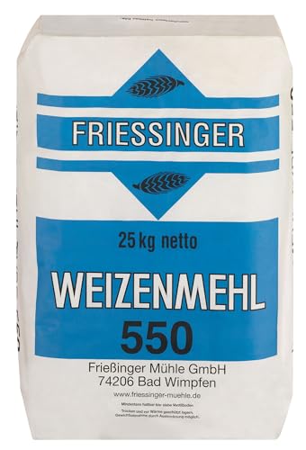 BIELMEIER KÜCHENMEISTER Weizenmehl T550 Versandeinheit 25kg Das hochwertige Getreide stammt von Landwirten aus der Region von Bielmeier