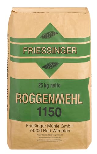 BIELMEIER Roggenmehl T1150 25kg Friessinger Das hochwertige Getreide stammt von Landwirten aus der Region von Bielmeier