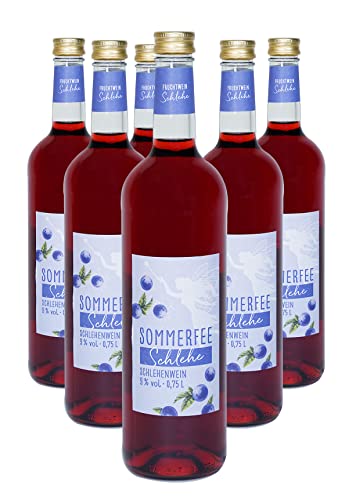 Bielmeier Bayernwald Sommerfee® Fruchtwein Schlehe 9% vol. 6x0,75l Flasche von Bielmeier