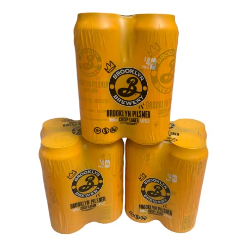 12 Dosen 500ml Brooklyn Crisp Pilsner Bier von Bier