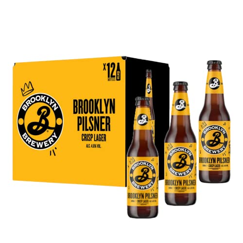 12 Flaschen 400ml Brooklyn Crisp Pilsner, das neue aus der Brooklyn Brewery von Bier