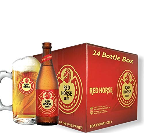 12 Flaschen a 0,33l Red Horse Bier aus den Philippinen Starkbier mit 8% Alc Beer auch Abpackungen 6 oder 24 Flaschen vorhanden von Bier