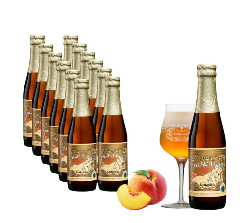 12 x 0,25l Lindemans Pecheresse- fruchtiges Lambic- Bier aus Belgien von Bier