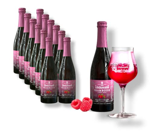 12 x 0,25l Lindemans Framboise - fruchtiges Lambic- Bier aus Belgien von Bier