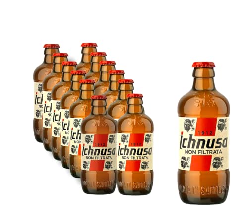 12 x 0,33l Ichnusa Non Filtrata - das sardische Kultbier- unfiltriertes Bier von Bier