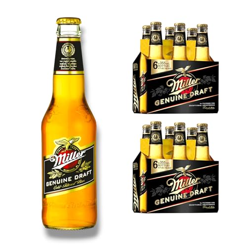 12 x 0,33l Miller Genuine Draft - Bier aus den USA mit 4,7% Vol. inklusive Haus der Biere Berlin Bierdeckel von Bier