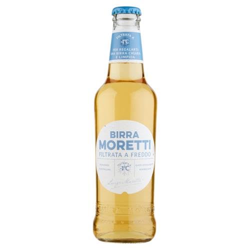 12 x 0,3l Birra Moretti Filtrata A Freddo - das brandneue Pale Ale Bier aus Italien mit einer einzigartigen Persönlichkeit von Bier