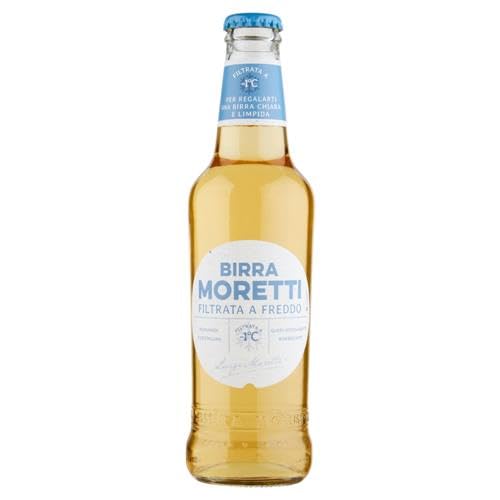 12 x 0,3l Birra Moretti Filtrata A Freddo aus Italien mit einer einzigartigen Persönlichkeit von Bier