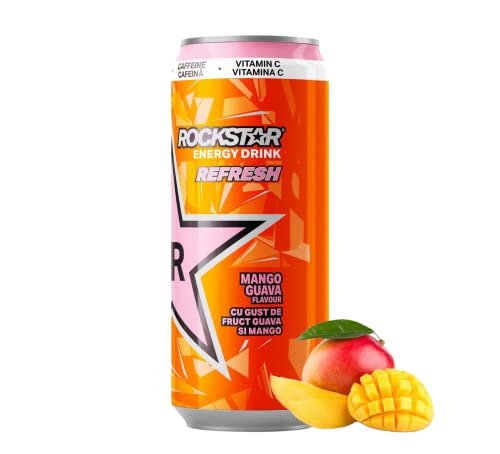 12 x 0,5l Rockstar Refresh Energy Drink - Mango Guava von Bier
