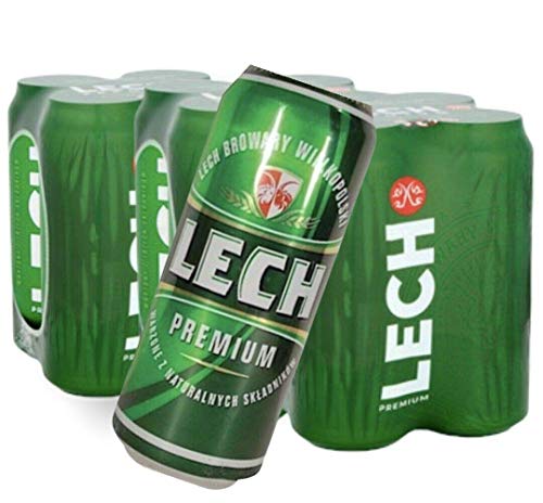 12 x 500 ml Dose Lech Bier Pils, der einzigartige Geschmack aus Polen von Bier