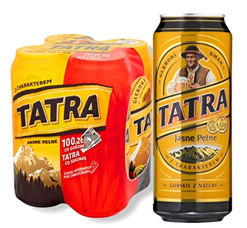 12 x 500 ml Dose Tatra Pils, das süffige aus der polnischen Tatra von Bier