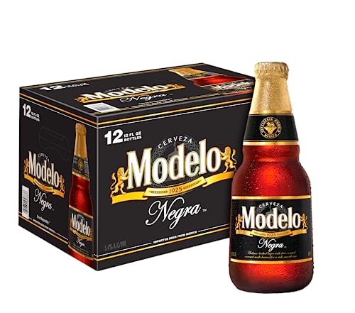 12 x Cerveza Modelo Negra 0,355l - Dunkles Bier aus Mexiko mit 5,3% Vol. von Bier