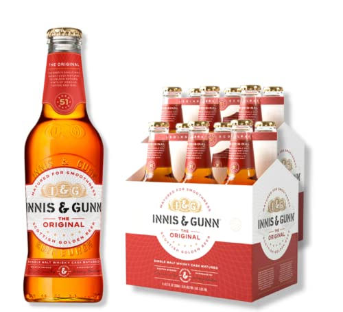 12 x Innis & Gun Whisky Cask Bier - Das Original aus Schottland - Scottish Golden Beer von Bier