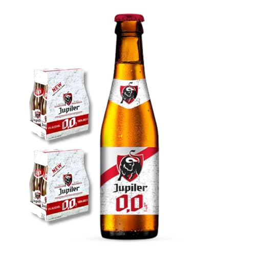 12 x Jupiler 0,0% - Das alkoholfreie Original aus Belgien 0,25l von Bier