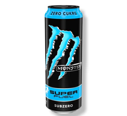 12 x Monster Energy Super Fuel Subzero - Sportgetränk zuckerfrei mit Koffein von bier