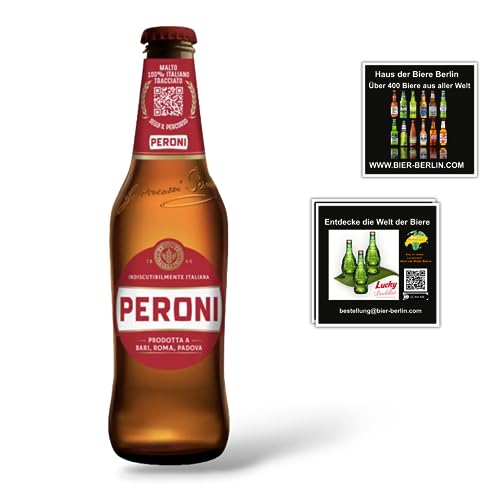 12 x Peroni Bier Prodotta a Bari 0,3l mit 4,7% Vol. von Bier