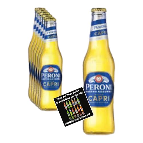 12 x Peroni Nastro Azzurro Stile Capri 0,33l - das neue Peroni mit 4,2% Vol. von Bier