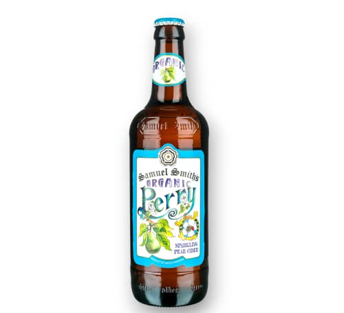 12 x Samuel Smith Organic Perry Sparkling Cider 550ml -Bio - Birnenwein aus Großbritannien mit 5% Vol von Bier