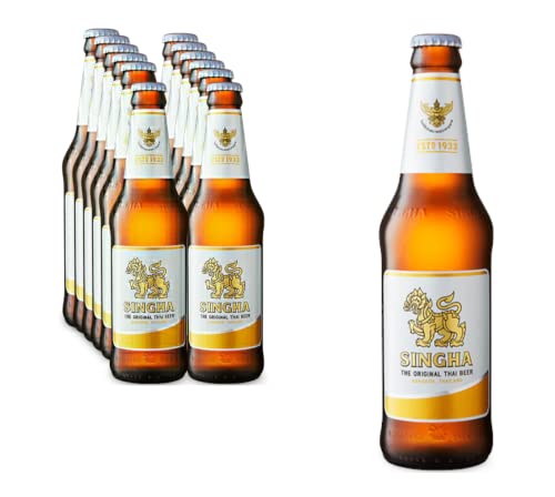 12 x Singha Bier Original 0,33l - Das Premium Lager aus Thailand mit 5%Vol. 12 x Singha Bier Original 0,33l - Das Premium Lager aus Thailand mit 5%Vol. von Bier