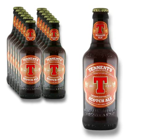 12 x Tennent's Scotch Ale 0,33l - Premium Bier aus Schottland mit 9% Vol. von Bier