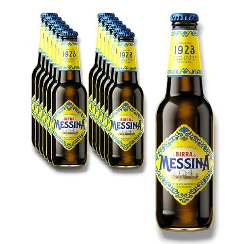 12 x x 0,33l Birra Messina - Klassisches Messina Bier aus Italien mit 4,7% Vol. von Bier