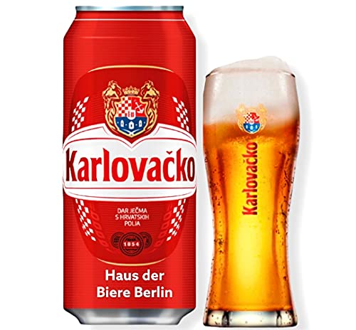 24 Dosen 500ml Karlovacko Bier aus Kroatien von Bier