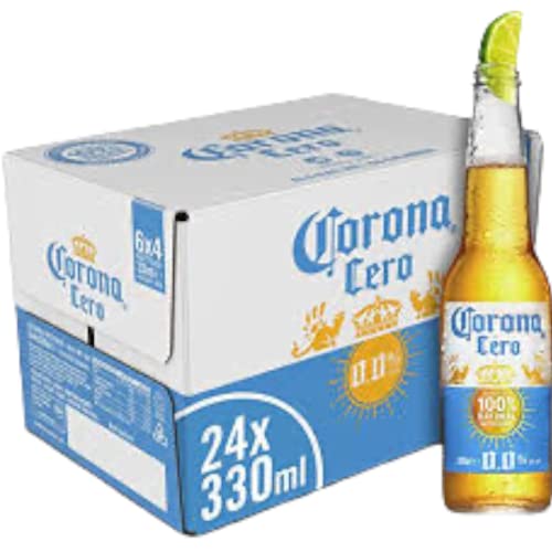 24 Flaschen Corona Cero, das neue Corona mit 0% Alkohol genießen von Bier