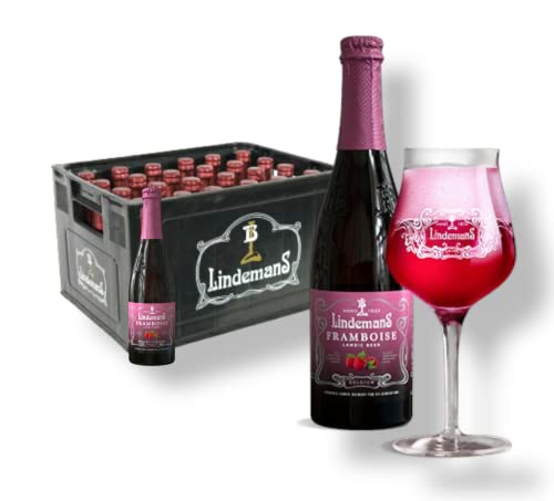 24 x 0,25l Lindemans Framboise - fruchtiges Lambic- Bier aus Belgien von Bier