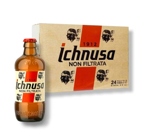 24 x 0,33l Ichnusa Non Filtrata - das sardische Kultbier- unfiltriertes Bier von Bier