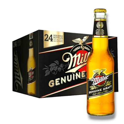 24 x 0,33l Miller Genuine Draft - Bier aus den USA mit 4,7% Vol. inklusive Haus der Biere Berlin Bierdeckel von Bier