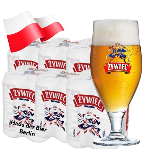 24 x 500ml Dosen Zywiec Lager Bier, der einzigartige Geschmack Polens von Bier