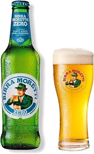 24 x Birra Moretti alkoholfrei - Der Geschmack Italiens mit 0,0% Alc. von Bier