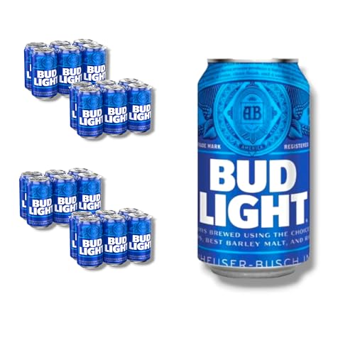 24 x Bud Light Beer 355ml- Amerikanisches Leichtbier in der Dose mit 4,2% von bier