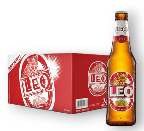 24 x Leo Premium Bier 0,33l - Lager aus Thailand mit 5% Vol. von Bier