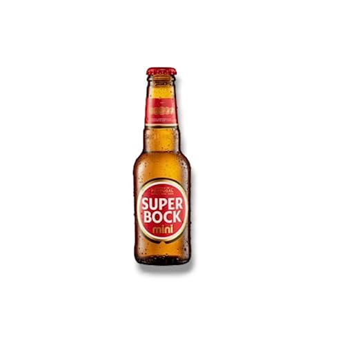 24 x Super Bock Mini Original 0,2l - Das Nr.1 Bier aus Portugal in der beliebten Mini Version mit 5,2% Vol. von Bier