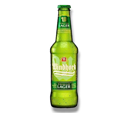 24 x Windhoek Lager Bier 0,33l- Das afrikanisches Sommerbier aus Namibia mit 4% Vol. von Bier