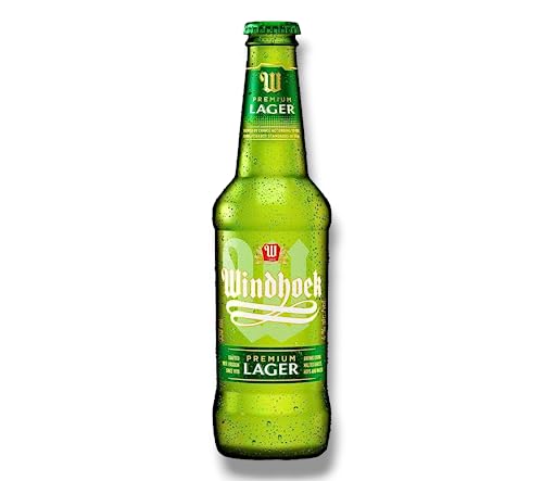 24 x Windhoek Lager Bier 0,33l- Das afrikanisches Sommerbier aus Namibia mit 4% Vol. von bier