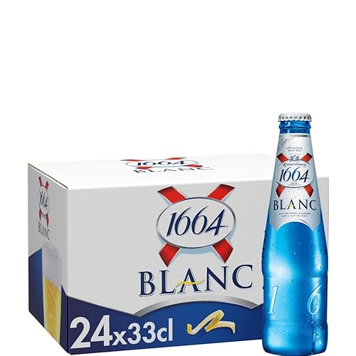 24x Kronenbourg 1664 Blanc Weißbier mit Citrus 5% Alc. aus Frankreich von Bier