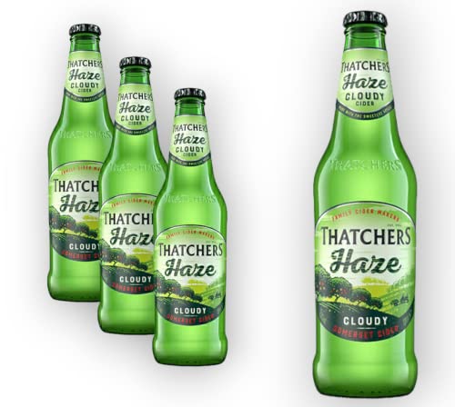 3 x Thatchers Haze 0,5l- Cloudy Somerset Cider mit 4,5% Vol. von Bier
