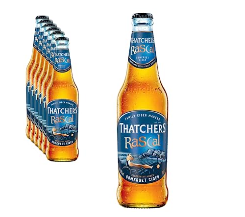 3 x Thatchers Rascal 0,5l- Refreshing Amber Somerset Cider mit 4,5% Vol. - Apfelwein aus Großbritannien von bier