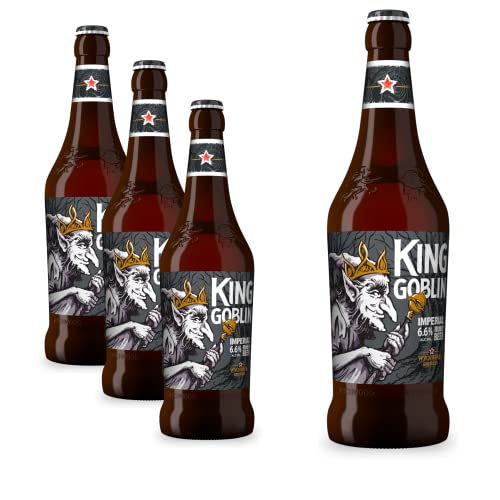 3x Wychwood King Goblin 0,5l- Imperial Ruby Beer mit 6,60% Vol.- Rotbier aus England von bier