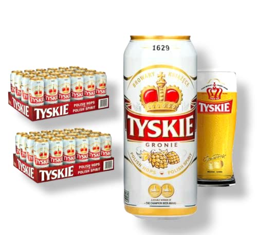 48 x 0,5l Tyskie Gronie Dose - Mega Pack Bier aus Polen von Bier