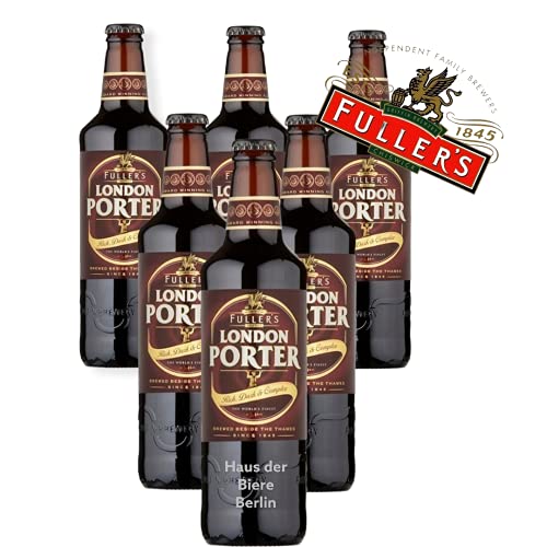 6 Flaschen Fuller`s London Porter 0,5l Vollbier mit 5,4% Alc. von Bier