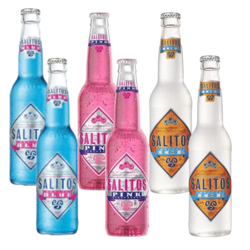 6 Flaschen Salitos Bier im Mixpaket je 2 Flaschen Blue,Ice und Red zum testen. 6 Flaschen Salitos Bier im Mixpaket je 2 Flaschen Blue,Ice und Red zum testen. von Bier