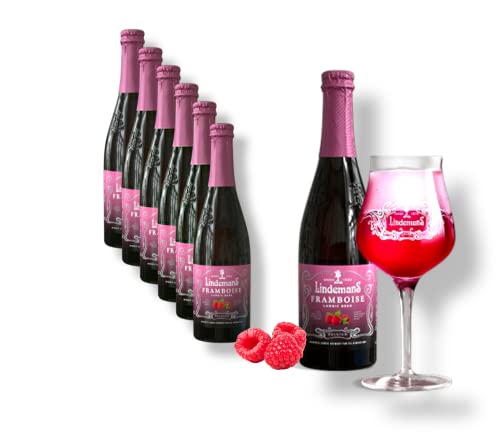 6 x 0,25l Lindemans Framboise - fruchtiges Lambic- Bier aus Belgien von Bier